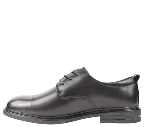 Pantofi casual, barbati, MELS, D17201 negru, piele naturala