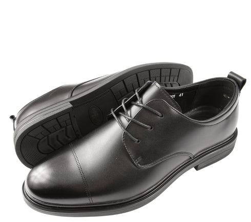 Pantofi casual, barbati, MELS, D17201 negru, piele naturala