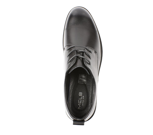 Pantofi casual, barbati, MELS, D17201 negru, piele naturala