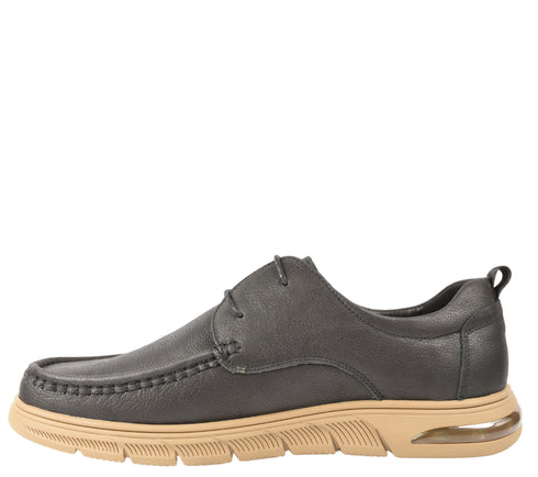 Pantofi casual, barbati, MELS, J11 negru, piele nabuc