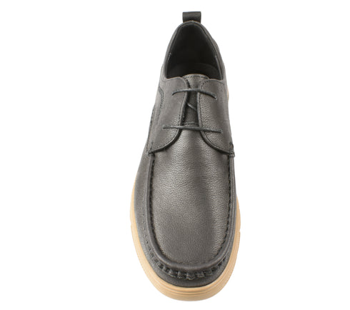 Pantofi casual, barbati, MELS, J11 negru, piele nabuc