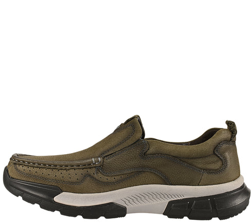 Pantofi sport, barbati, MELS, 23556 kaki, piele naturala