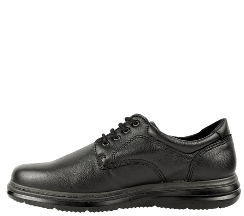 Pantofi casual, barbati, IMAC, 851308 negru, piele naturala