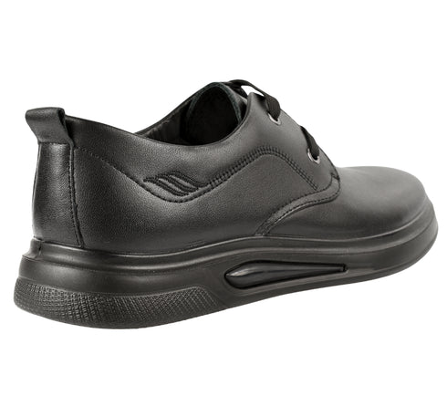 Pantofi casual, barbati, MELS, 9D3761 negru, piele naturala