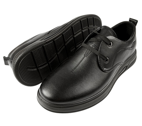 Pantofi casual, barbati, MELS, 9D3761 negru, piele naturala