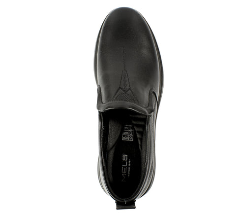 Pantofi casual, barbati, MELS, 9D3762 negru, piele naturala