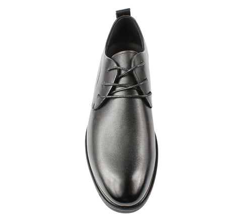 Pantofi casual, barbati, MELS, WM837 negru, piele naturala