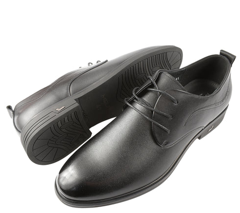 Pantofi casual, barbati, MELS, WM837 negru, piele naturala