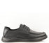 Pantofi casual, barbati, ADA SHOES, A18001 negru, piele naturala