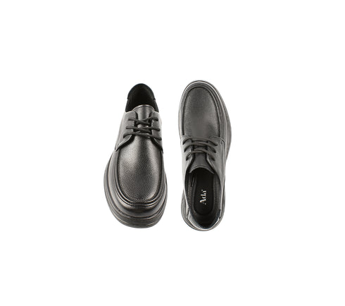 Pantofi casual, barbati, ADA SHOES, A18001 negru, piele naturala