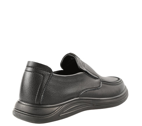 Pantofi casual, barbati, ADA SHOES, A18002 negru, piele naturala