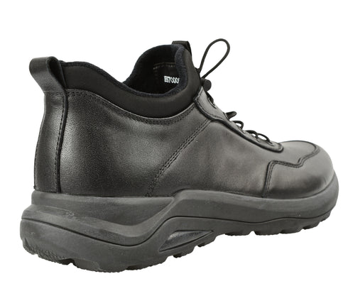 Pantofi casual, barbati, OTTER, E670009A negru, piele naturala