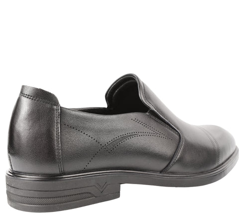 Pantofi eleganti, barbati, MELS, B16235 negru, piele naturala