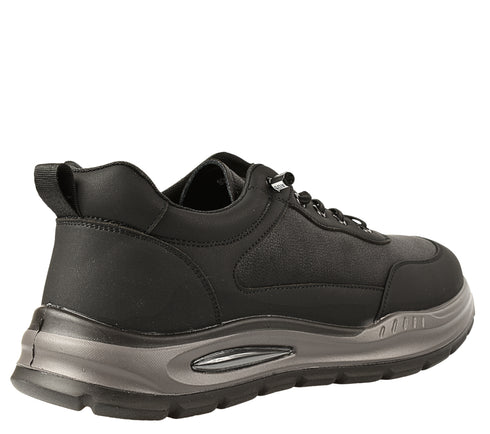 Pantofi sport, barbati, MELS, 88817 negru, piele naturala