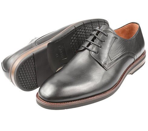 Pantofi eleganti, barbati, CARIBU by OTTER, 3MHS2342 negru, piele naturala