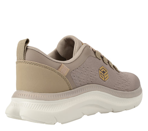 Pantofi sport, dama, GORETTI, D100-CL30062 bej, textil