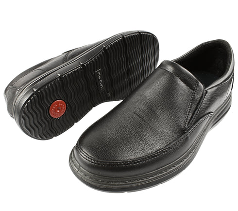 Pantofi casual, barbati, IMAC Tex, 651411 negru, piele naturala