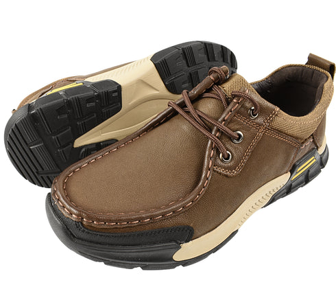 Pantofi sport, barbati, MELS, 23566 maro, piele naturala