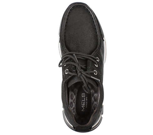 Pantofi sport, barbati, MELS, 23566 negru, piele naturala