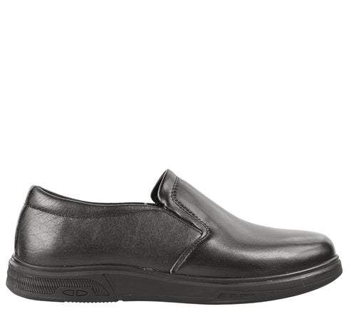 Pantofi casual, barbati, MELS, 2907-7 negru, piele naturala