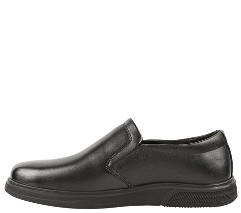 Pantofi casual, barbati, MELS, 2907-7 negru, piele naturala