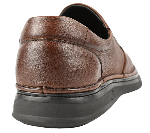 Pantofi casual, barbati, MELS, B23118 maro, piele naturala