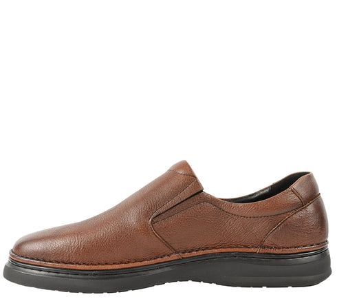 Pantofi casual, barbati, MELS, B23118 maro, piele naturala