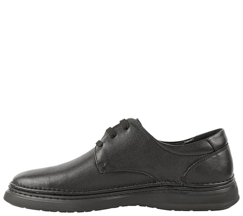 Pantofi casual, barbati, MELS, B23119 negru, piele naturala