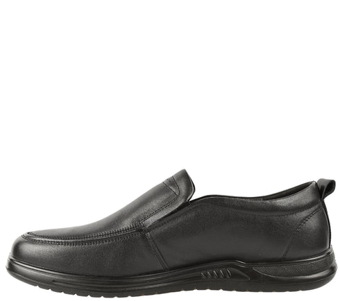 Pantofi casual, barbati, MELS, J60 negru, piele naturala