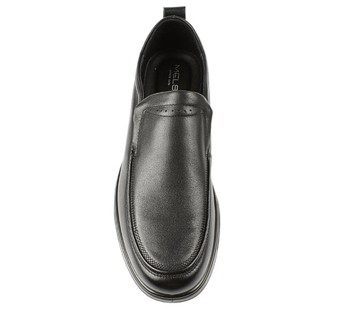 Pantofi casual, barbati, MELS, J60 negru, piele naturala