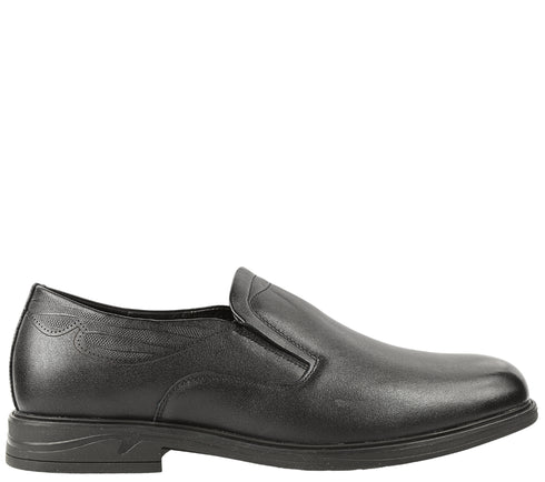 Pantofi casual, barbati, MELS, W2600D negru, piele naturala