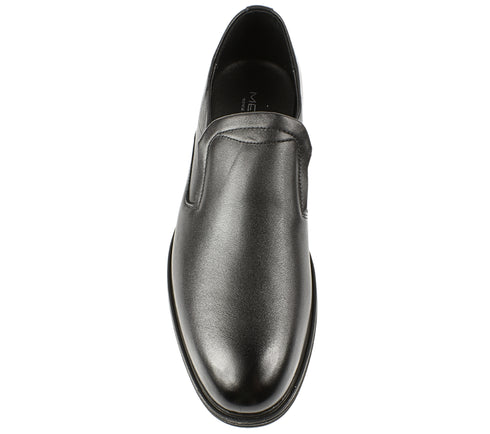 Pantofi casual, barbati, MELS, W2600D negru, piele naturala