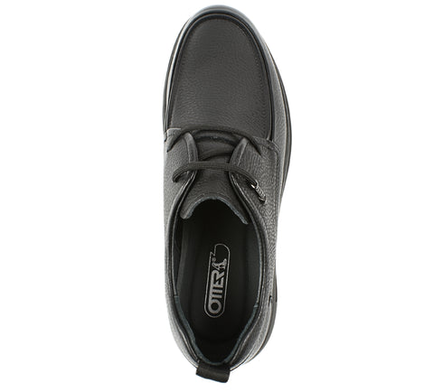 Pantofi casual, barbati, OTTER, E650009A negru, piele naturala
