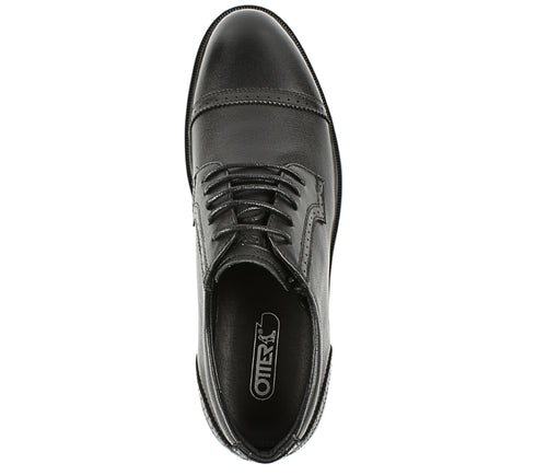 Pantofi eleganti, barbati, OTTER, E650027A negru, piele naturala