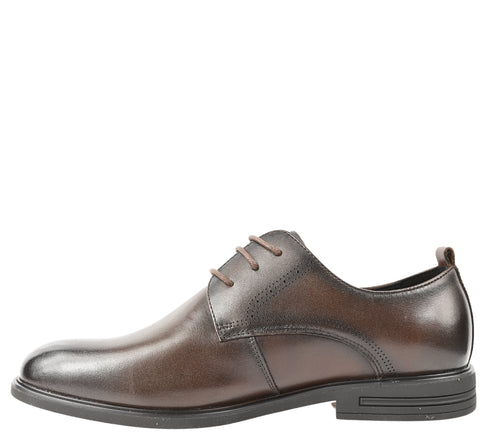 Pantofi eleganti, barbati, OTTER, E650033B maro, piele naturala