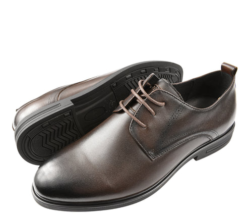 Pantofi eleganti, barbati, OTTER, E650033B maro, piele naturala