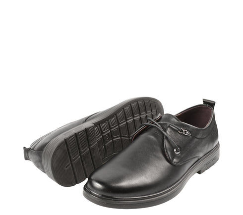 Pantofi casual, barbati, MELS, 88513, negru, piele naturala