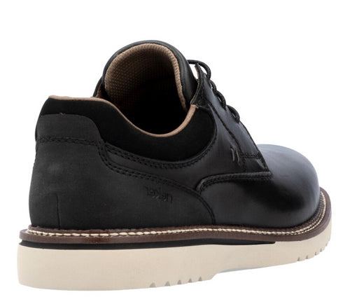 Pantofi casual, barbati, RIEKER, 04501-00, negru, piele naturala