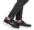 Pantofi sport, barbati, RIEKER SOFT, U1403-00 negru, piele ecologica