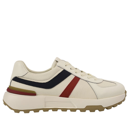 Pantofi sport, barbati, ADA SHOES, 5317 alb, piele naturala