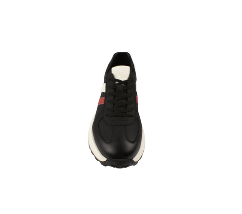 Pantofi sport, barbati, ADA SHOES, 5317 negru, piele naturala