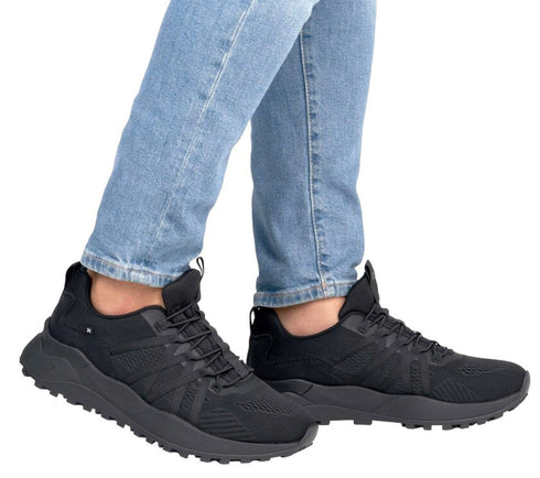 Pantofi sport, barbati, RIEKER REVOLUTION SOFT, U1303-00 negru, textil