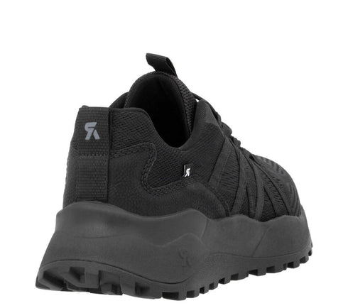 Pantofi sport, barbati, RIEKER REVOLUTION SOFT, U1303-00 negru, textil