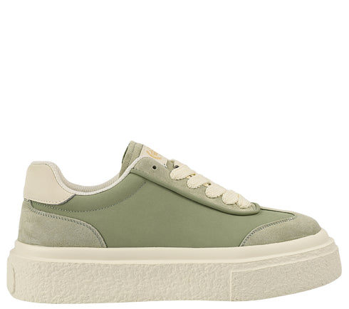 Pantofi sport, barbati, ADA SHOES, FP26306 verde, piele nabuc