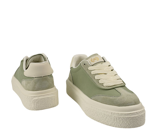 Pantofi sport, barbati, ADA SHOES, FP26306 verde, piele nabuc