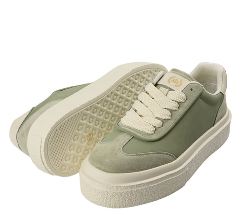 Pantofi sport, barbati, ADA SHOES, FP26306 verde, piele nabuc