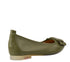 Balerini casual, dama, PASS COLLECTION, M480011C verde, piele naturala, toc