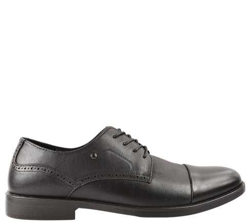 Pantofi casual, barbati, ADA SHOES, DY26108 negru, piele naturala