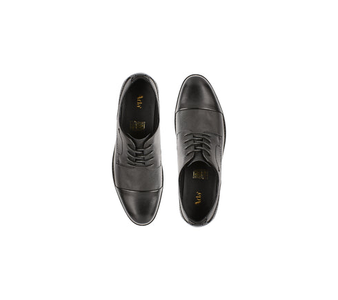 Pantofi casual, barbati, ADA SHOES, DY26108 negru, piele naturala