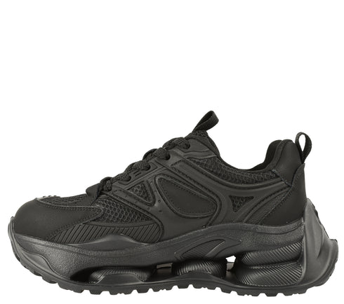 Pantofi sport, dama, FRANCO GERARDO, 3A531 negru, piele naturala